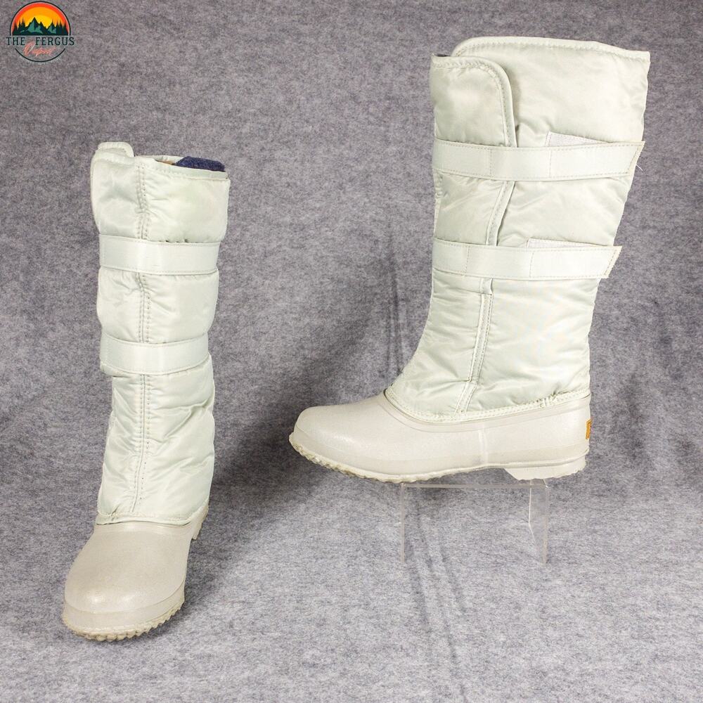 Sorel Denver Sub Zero Snow Boots Mint Green Waterproof Wool Puffer Women Size 6